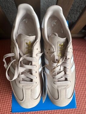 Adidas Women Originals Samba OG Wonder Taupe Cloud White